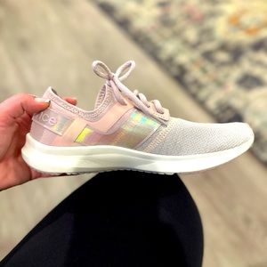 New Balance pink/iridescent sneakers, Sz 8.5
